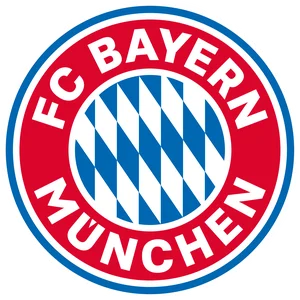 Logo Bayern Munich và sơ đồ 4-2-3-1 trong cuộc đối đầu với PSG ở bán kết Champions League